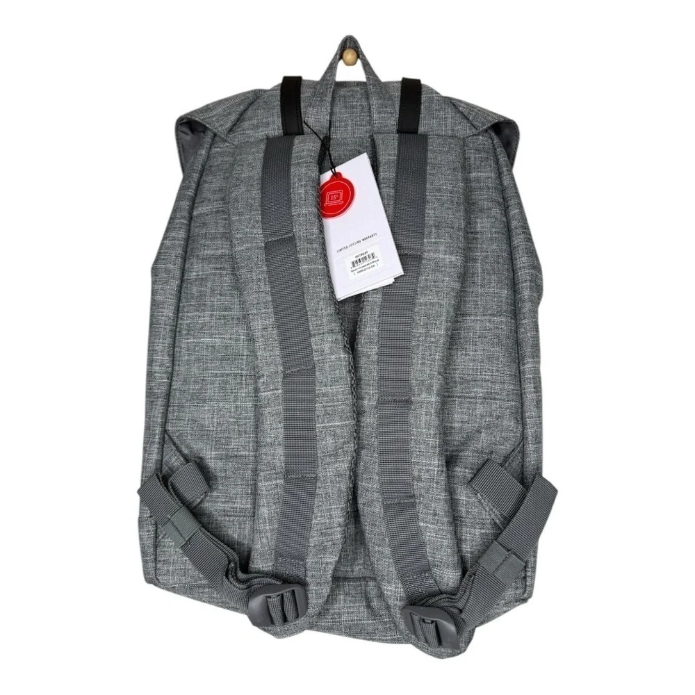 NWT Herschel 15 inch Laptop Retreat Gray Backpack for Men Boys